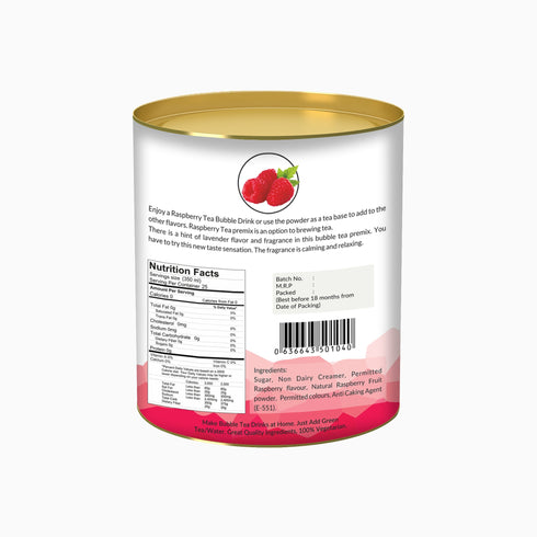 The Tea Planet Raspberry Bubble Tea Premix