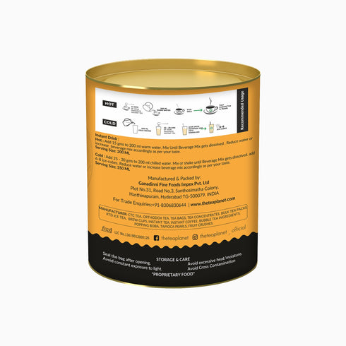 The Tea Planet Orange Flavoured Instant Black Tea