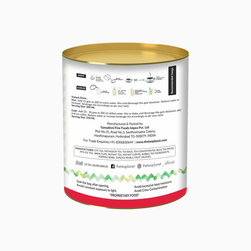 The Tea Planet Strawberry Flavoured Instant Green Tea