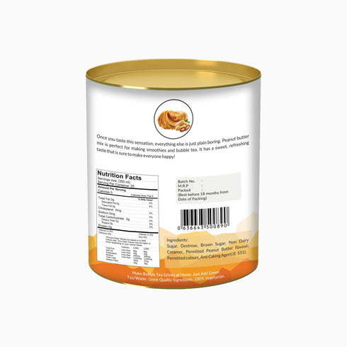 The Tea Planet Peanut Butter Bubble Tea Premix