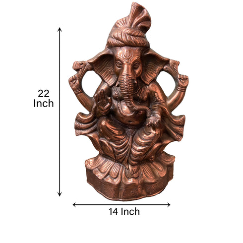 Pagadi Bronze Ganesha Idol