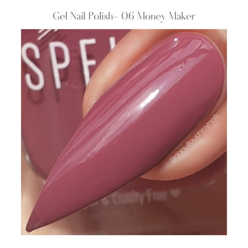 Spekta Gel Shine Nail Polish 06 Money Maker Plum