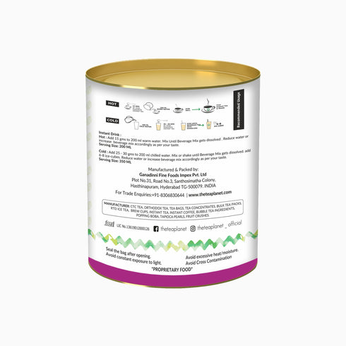 The Tea Planet Grape Flavoured Instant Green Tea