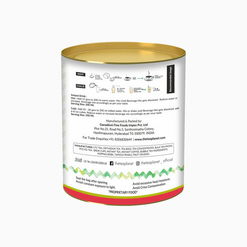 The Tea Planet Strawberry Lemon Flavoured Instant Green Tea