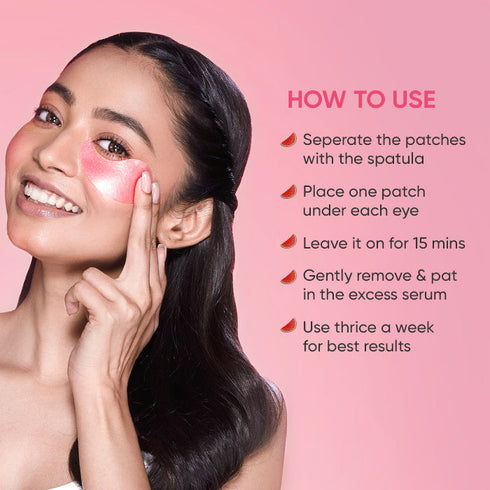 Dot and key Watermelon Cooling Hydrogel Eye Patches