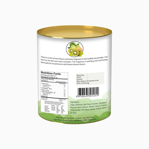 The Tea Planet Lemon Kiwi Bubble Tea Premix