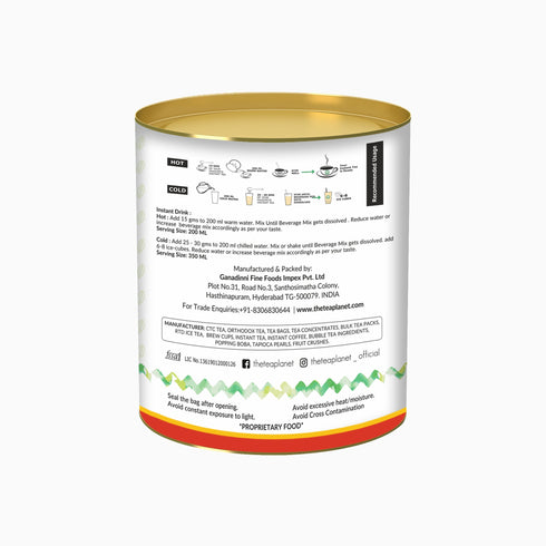 The Tea Planet Mango & Peach Flavoured Instant Green Tea
