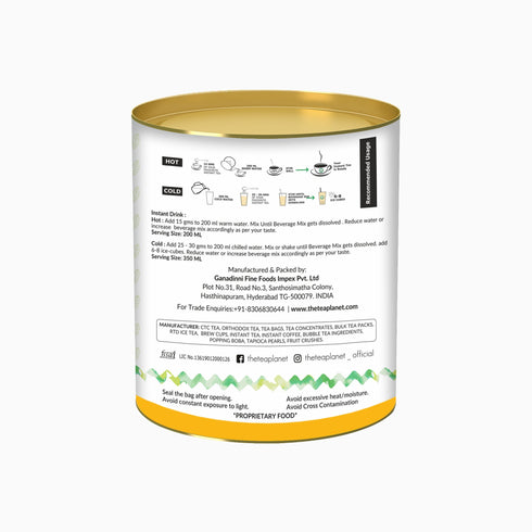 The Tea Planet Mango Passion Fruit Flavoured Instant Green Tea