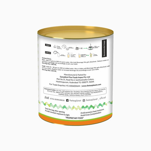 The Tea Planet Cococnut Orange Flavoured Instant Green Tea