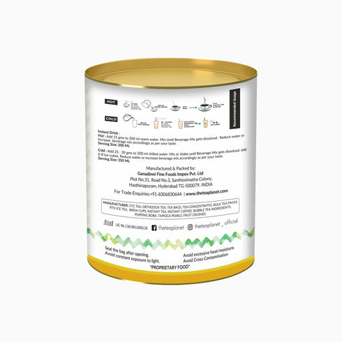 The Tea Planet Pineapple with ginger Flavoured Instant Green Tea