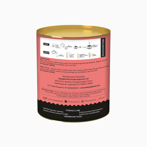 The Tea Planet Lemon+Blueberry Flavoured Instant Black Tea