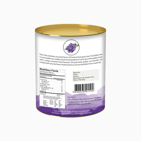 The Tea Planet Earl Grey Bubble Tea Premix