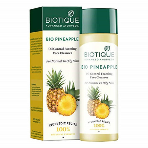 Biotique Advanced Ayurveda Bio Pineapple Oil Control Foaming Face Cleanser 120ml
