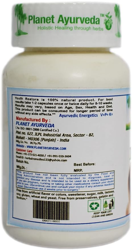 Planet Ayurveda Youth Restora Capsule