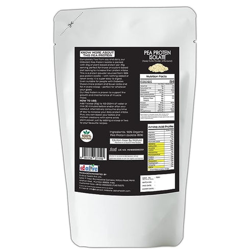 D-Alive Honestly Organic Pea Protein Isolate