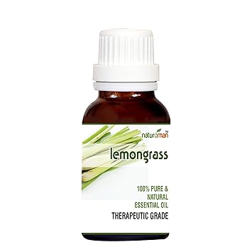 Naturoman Lemongrass Pure and Natural Essential Oil bottle of 20 ml Oil