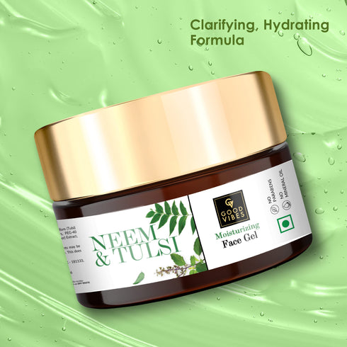 Good Vibes Neem & Tulsi Moisturizing Face Gel 50g