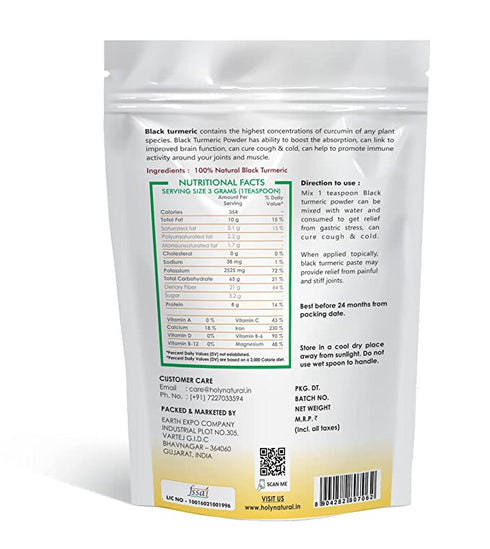 Holy Natural Black Turmeric Powder