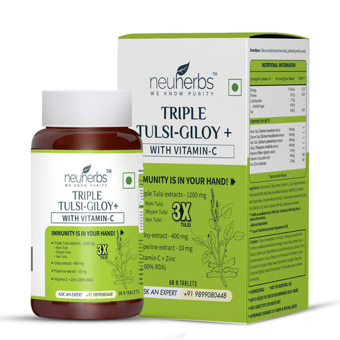 Neuherbs Triple Tulsi Giloy Plus Tablets