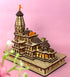 Ram Mandir Ayodhya 3D Model Wooden Temple with Light