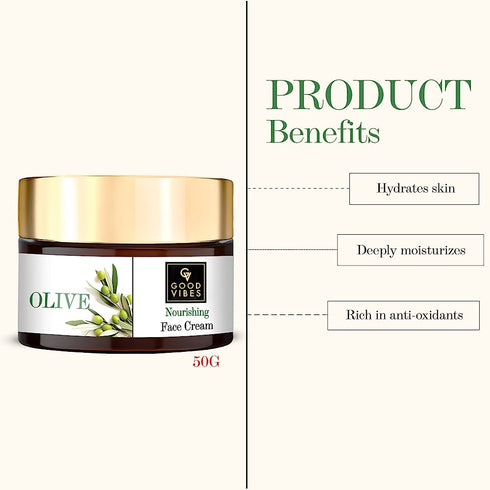 Good Vibes Nourishing Olive Face Cream 50g