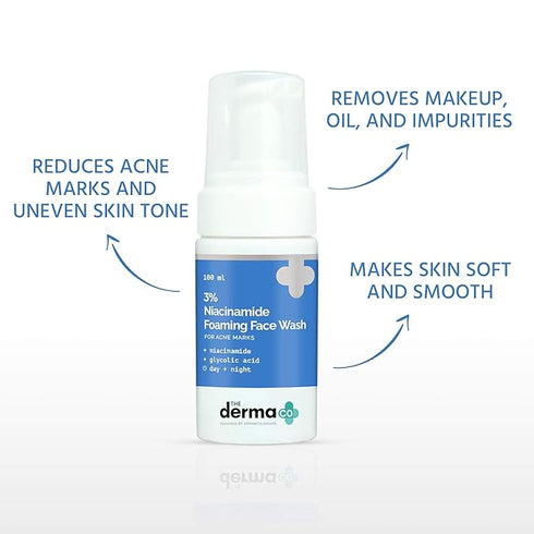 The Derma 3% Niacinamide Foaming Face Wash