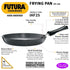Hawkins Futura Hard Anodised Frying Pan 25 cm Diameter 1 L (IAF25)