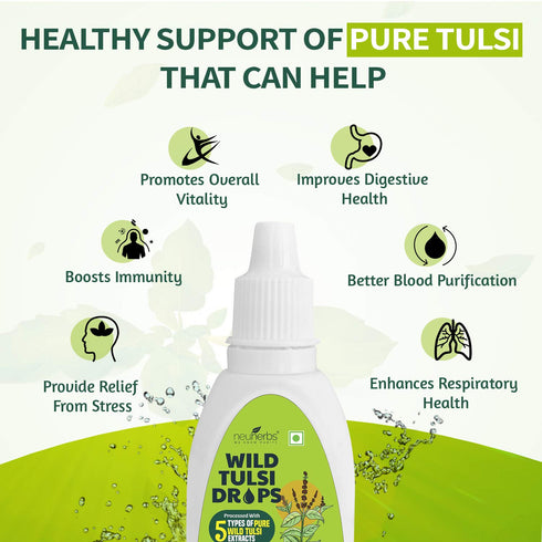 Neuherbs Wild Tulsi Drops 30 ml