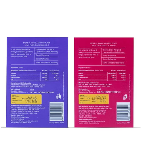 Honey Twigs Natural & Pure Honey | Himalayan Honey and Litchi Honey Combo