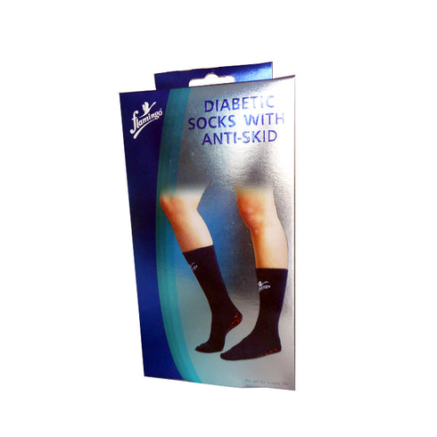 Flamingo Diabetic Socks With Anti -Skid