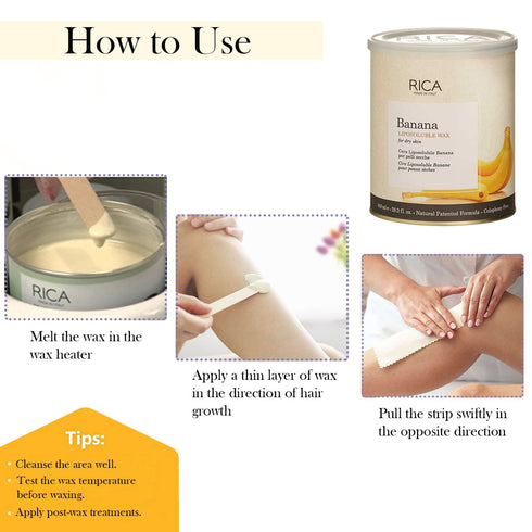 Rica Banana Liposoluble Wax 800ml