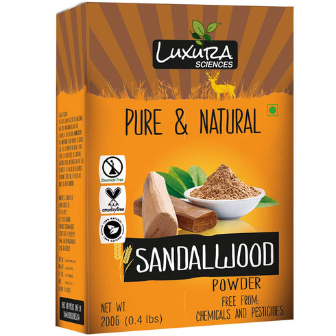 Luxura Sciences Pure Sandalwood Powder for Skin, and Hair 200gms