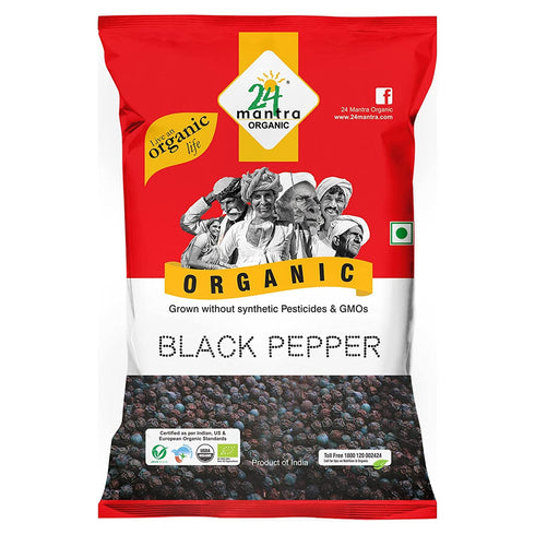 24 Mantra Organic Black Pepper |Whole