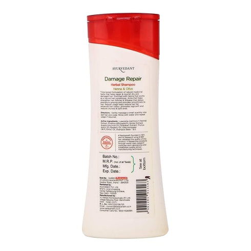 Baidyanath Damage Repair Herbal Shampoo 100ml