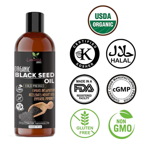 Luxura Sciences Black Seed Oil Kalonji Oil For Hair Growth