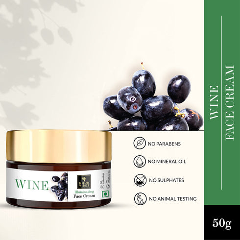 Good Vibes Illuminating Face Cream - Wine 50g