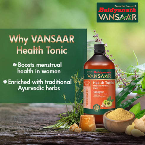 Baidyanath Vansaar Health Tonic Cramp Relief 450 ml