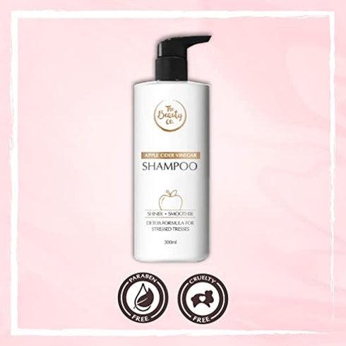 the beauty co Winter Hair Care | ACV Shampoo and Hair Growth Oil and Strawberry Scrub
