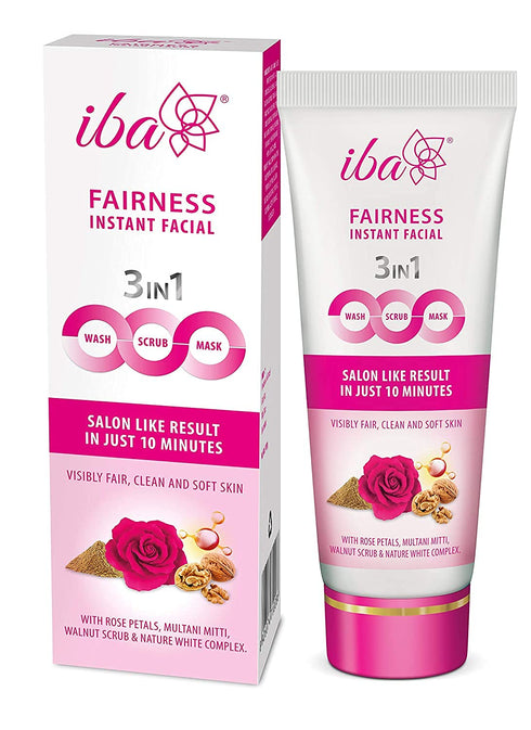 Iba 3in1 Fairness Instant Facial, 100 g