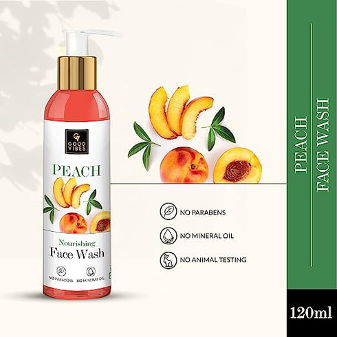 Good Vibes Nourishing Peach Face Wash 120ml