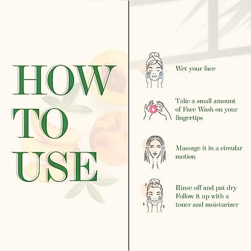 Good Vibes Nourishing Peach Face Wash 120ml