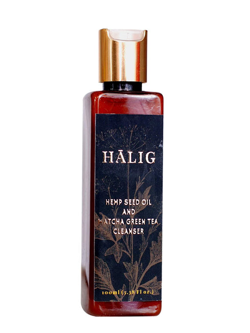 Halig Hemp Seed and Matcha Green Tea facial Cleanser 100ml