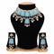 Meenakari - Stylish Pendant Necklace Set with Earrings
