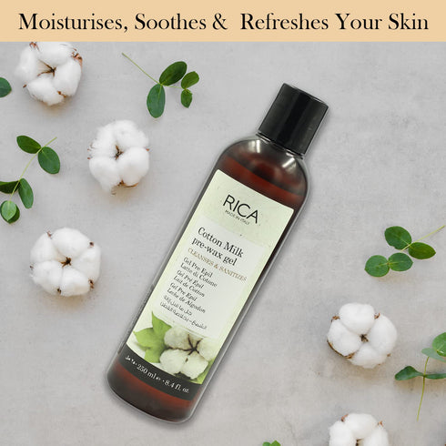 Rica Cotton Milk Pre Wax Gel 250ml