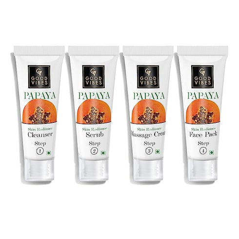 Good Vibes Skin Radiance Facial Kit - Papaya
