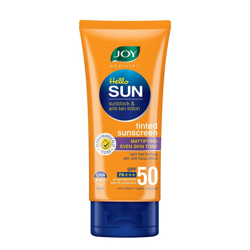 Joy Revivify Hello Sun Sunblock and Anti-tan Lotion | SPF 50 PA+++ 60g