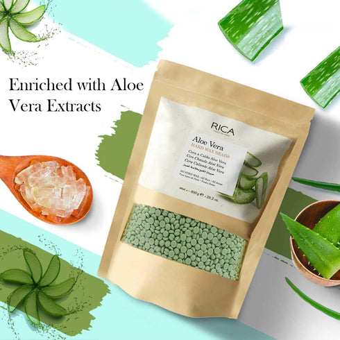 Rica Aloe Vera Hard Wax Beads 800g