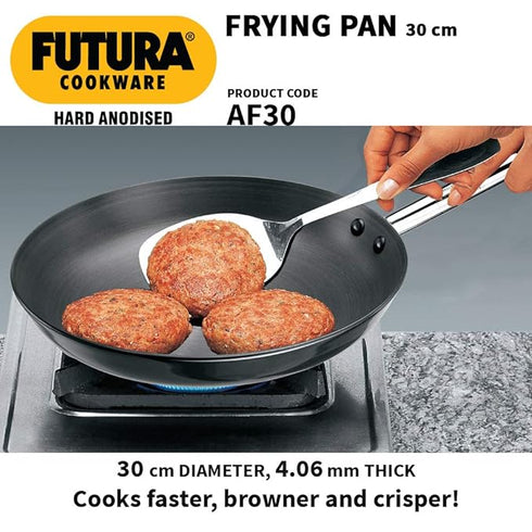 Hawkins Futura Hard Anodised Frying Pan 30 cm Diameter 1 L (AF30)