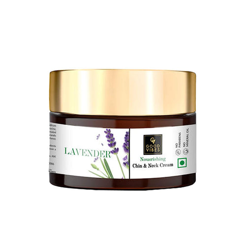Good Vibes Nourishing Lavender Chin and Neck Cream 50g
