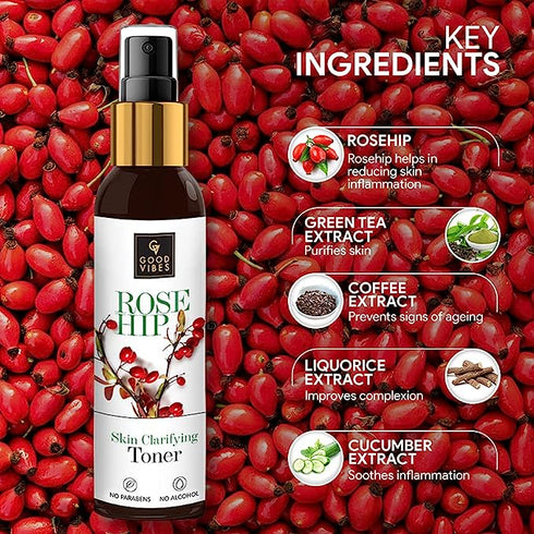 Good Vibes Rosehip Skin Clarifying Toner